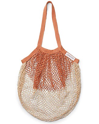 Liewood Nuka Mesh Tote Bag - Tuscany Rose and Sandy Mix - 100% Organic Cotton Lunch Boxes