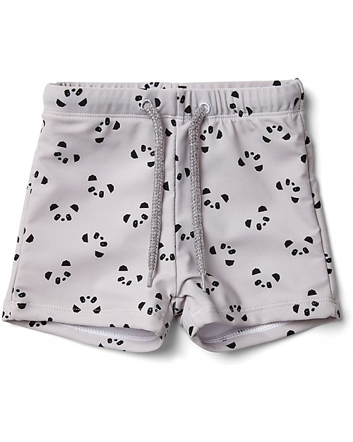 Liewood Otto Swim Pants, Panda Dumbo Grey - UPF 50+ Swimming Trunks