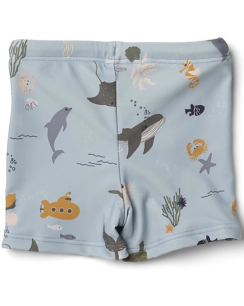Liewood Otto Swim Pants - Sea Creatures Mix - UPF 50+ Swimming Trunks