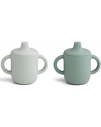 Liewood Pack of 2 Sippy Cup with Handles - Mint Mix - 150 ml Cups & Beakers