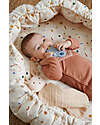 Liewood Padded Play Mat and Baby Nest 2 in 1 - Star Bright/Sand - 100% Organic Cotton Padded Playmats