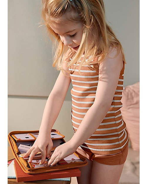 Liewood Peggy Pencil Case - Friendship Sandy Mix - 20,5x30 cm Pencil Cases