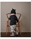 Liewood Renè Knitted Beanie with Ears - Dark Grey Melange - 100% wool Winter Hats