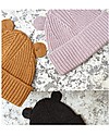 Liewood Renè Knitted Beanie with Ears - Dark Grey Melange - 100% wool Winter Hats
