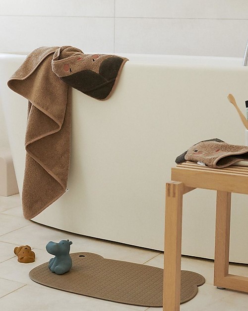 Liewood Sailor Non-Slip Bath Mat - Mr Bear - Oat Non Slip Bath Mats