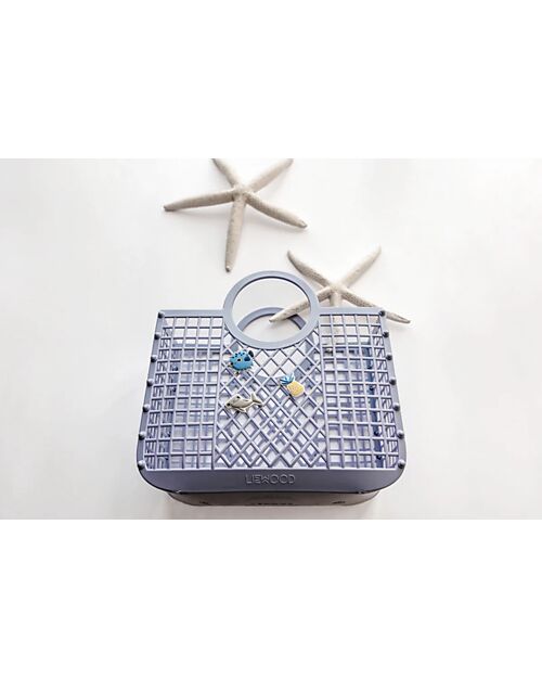 Liewood Samantha Basket With Charms - Dusty lavender Beach Toys