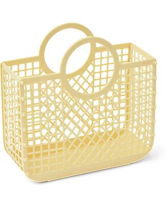 Liewood Samantha Small Basket Beach Bag - Lemonade - Multifunctional Tote Bags