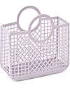 Liewood Samantha Small Basket Beach Bag - Misty Lilac - Multifunctional Tote Bags