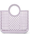 Liewood Samantha Small Basket Beach Bag - Misty Lilac - Multifunctional Tote Bags