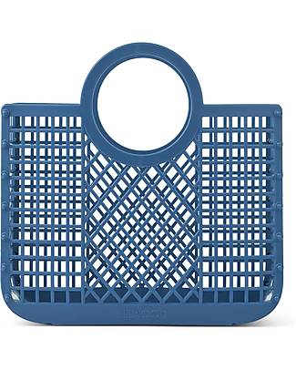 Liewood Samantha Small Basket Beach Bag - Riverside - Multifunctional Tote Bags
