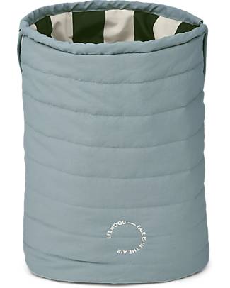 Liewood Samar Quilted Gym Bag for Kids - Sea Blue Backpack