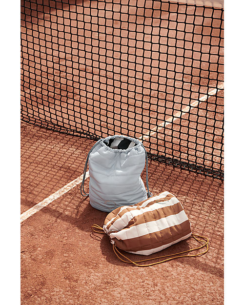 Liewood Samar Quilted Gym Bag for Kids - Sea Blue Kindergarten Backpacks