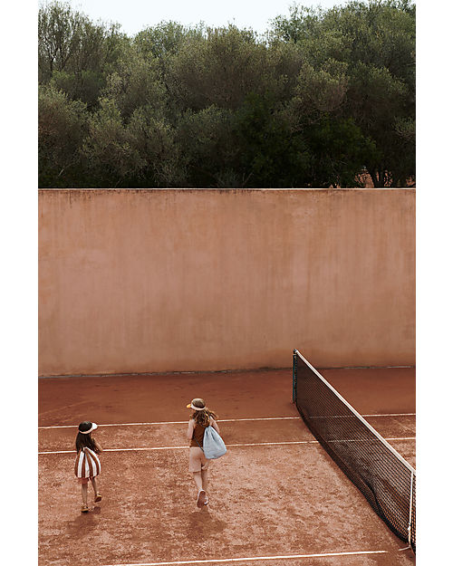 Liewood Samar Quilted Gym Bag for Kids - Sea Blue Kindergarten Backpacks