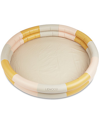 Liewood Savannah Pool - Peach/ Sandy and Yellow Mellow Stripes - 150x25 cm Inflatable Pools