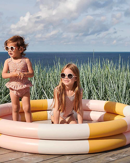 Liewood Savannah Pool - Peach/ Sandy and  Yellow Mellow Stripes - 150x25 cm Inflatable Pools