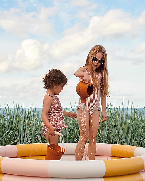Liewood Savannah Pool - Peach/ Sandy and  Yellow Mellow Stripes - 150x25 cm Inflatable Pools