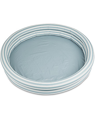 Liewood Savannah Pool - Sea Blue and Creme de la Creme Stripes - 150x25 cm Inflatable Pools
