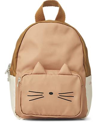 Liewood Saxo Mini Backpack for Kids - Cat / Tuscany Rose Multi Mix Kindergarten Backpacks