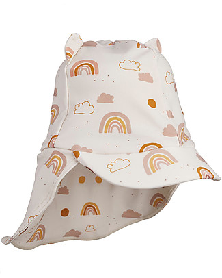 Liewood Senia Sun Hat - Rainbow Love Sandy - Certified swimwear fabric! Sunhats