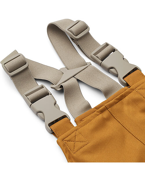 Liewood Set Dakota Softshell Jacket and Pants with Suspenders - Koala Multi Mix - Waterproof - 100% Recycled Material Waterproof