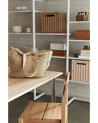 Liewood Set of 2 Weston Medium Storage Boxes with Lid - Golden Caramel - 14.5x36x25 cm Storage organisers