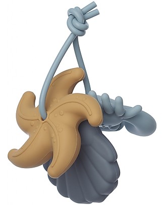 Liewood Set of 3 Tonk Mini Teethers - Blue - 100% silicone Teethers