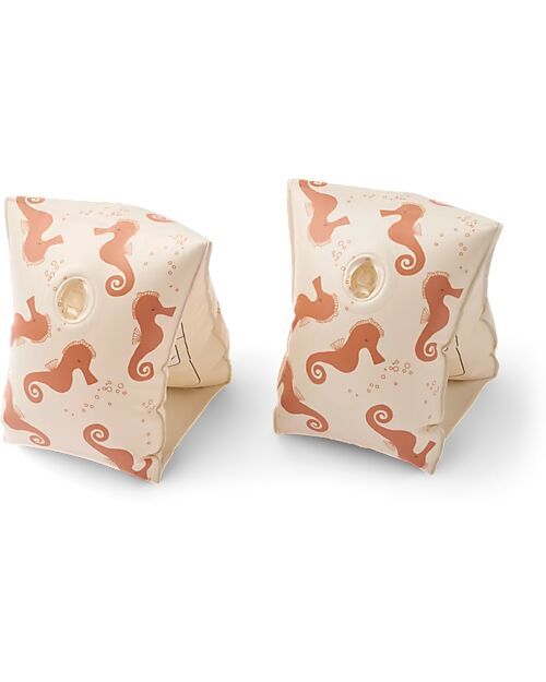 Liewood Shriley Printed Swim Wings - Seahorse - Apple Blossom Beach Toys