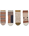 Liewood Silas Socks Rose Mix - 4 pack - Elasticated Cotton Socks