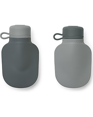 Liewood Silvia Smoothie Bottle - 2 Pieces - Blue Mix Metal Bottles