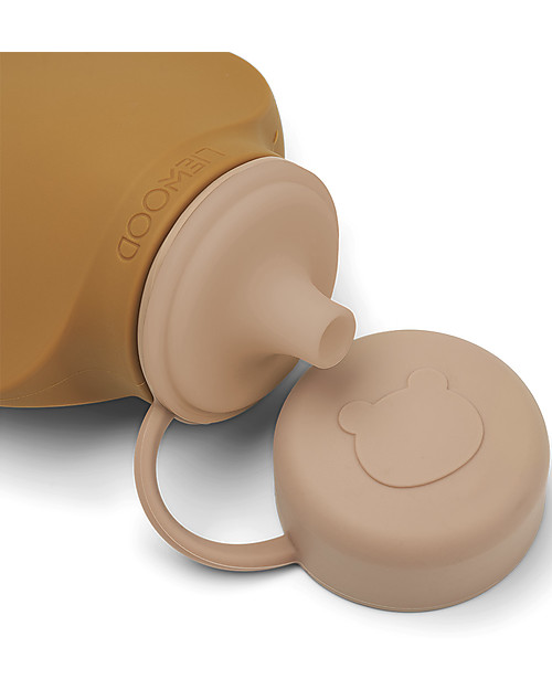 Liewood Silvia Smoothie Bottle - 2 Pieces - Mustard Dark Rose Mix Non-Thermal Water Bottles