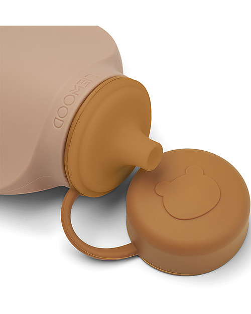 Liewood Silvia Smoothie Bottle - 2 Pieces - Mustard Dark Rose Mix Non-Thermal Water Bottles
