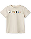 Liewood Sixten Placement Shortsleeve T-Shirt - Liewood - Sandy - 100% Organic Cotton T-shirts