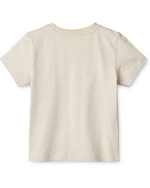 Liewood Sixten Placement Shortsleeve T-Shirt - Liewood - Sandy - 100% Organic Cotton T-shirts