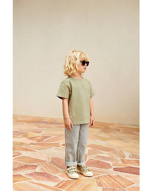 Liewood Sixten Placement Shortsleeve T-shirt - Roll With It - Tea - 100% Organic Cotton T-shirts