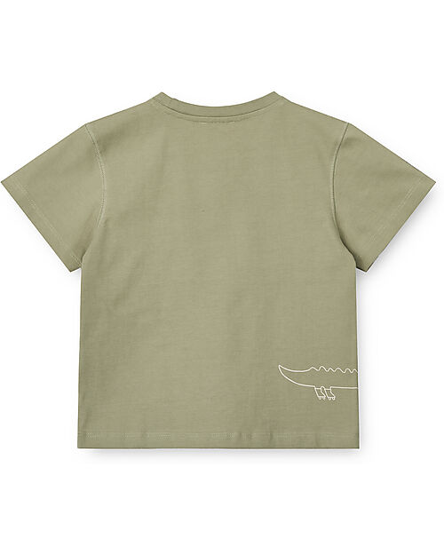 Liewood Sixten Placement Shortsleeve T-shirt - Roll With It - Tea - 100% Organic Cotton T-shirts