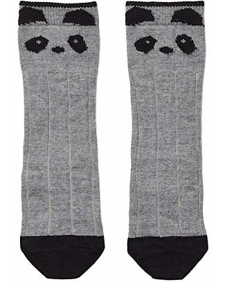 Liewood Sofia Socks, Panda Black & White - Wool and Cotton Socks