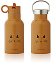 Liewood Stainless Steel Thermal Kids Bottle Anker 350 ml - Cat Mustard Thermos Bottles