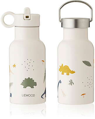 Liewood Stainless Steel Thermal Kids Bottle Anker 350 ml - Dino Mix Thermos Bottles