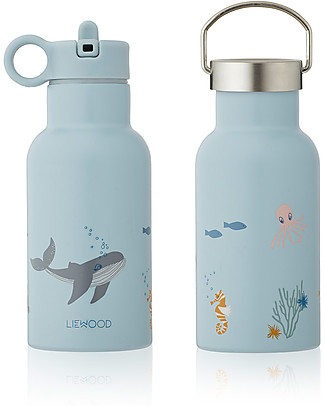 Liewood Stainless Steel Thermal Kids Bottle Anker 350 ml - Sea Creature Mix Thermos Bottles
