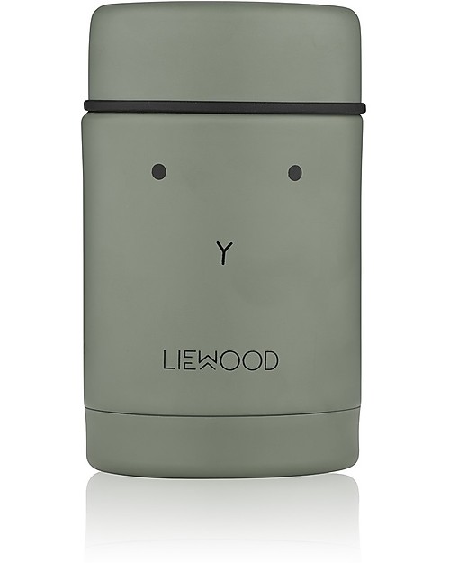 Liewood Stainless Steel Thermos Food Jar Nadja Rabbit Faune Green