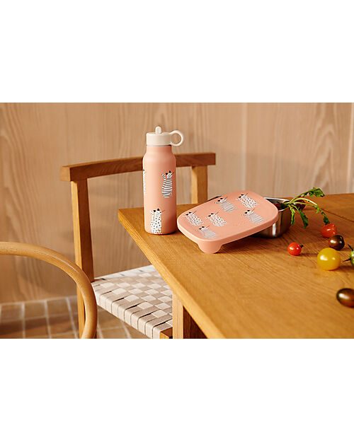 LIEWOOD ARTHUR LUNCH BOX CAT DARK ROSE cat apple red LIEWOOD ARTHUR LUNCH BOX CAT DARK ROSE cat apple red