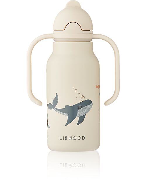 Liewood Steel Kimmie Water Bottle Children - 250 ml - Sea Creature / Sandy Thermos Bottles