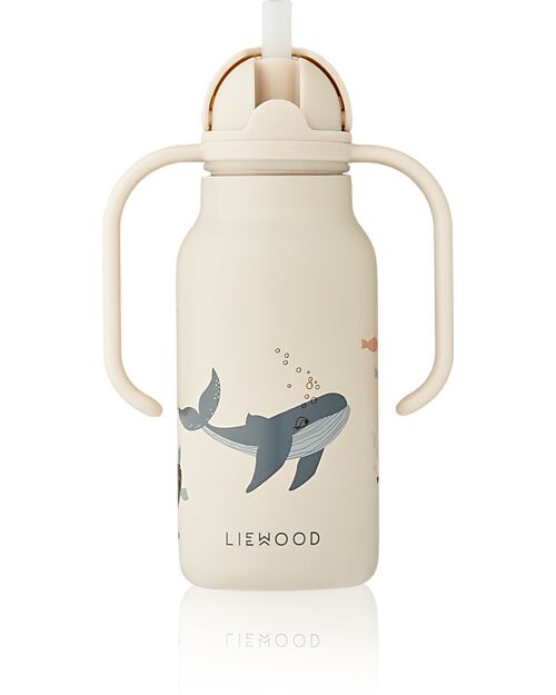 Liewood Steel Kimmie Water Bottle Children - 250 ml - Sea Creature / Sandy Thermos Bottles