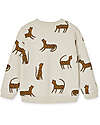 Liewood Thora Printed Sweatshirt - Leopard - Sandy - 100% Organic Cotton Sweatshirts