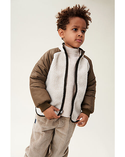 Liewood Timber 2 in 1 Jacket - Army Brown Mix - 100% Recycled Material Jackets