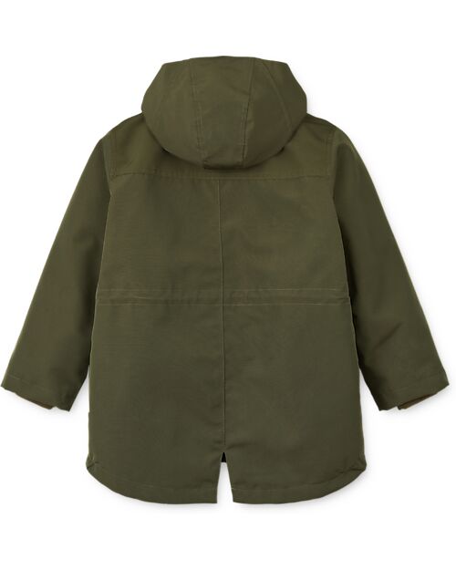 Liewood Timber 2 in 1 Jacket - Army Brown Mix - 100% Recycled Material Jackets
