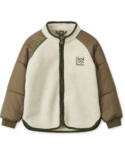 Liewood Timber 2 in 1 Jacket - Army Brown Mix - 100% Recycled Material Jackets