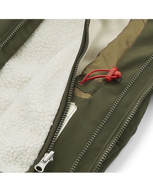Liewood Timber 2 in 1 Jacket - Army Brown Mix - 100% Recycled Material Jackets