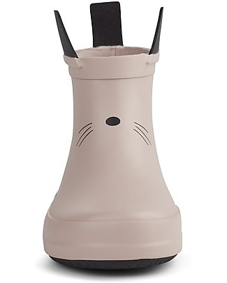 Liewood Tobi Rain Boot, Cat Rose - 100% natural rubber Wellies