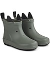 Liewood Tobi Rain Boot, Rabbit Faune Green - 100% natural rubber Wellies